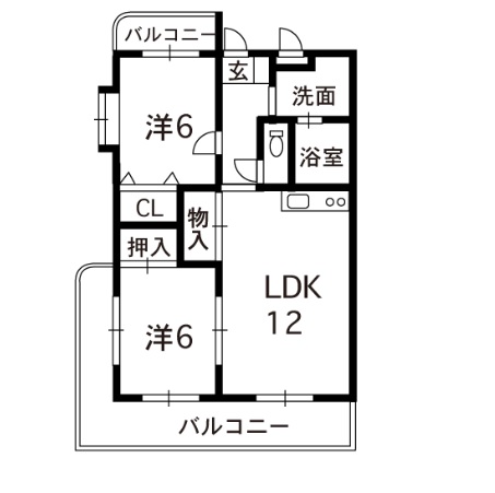 第2渡辺ハイツの間取り