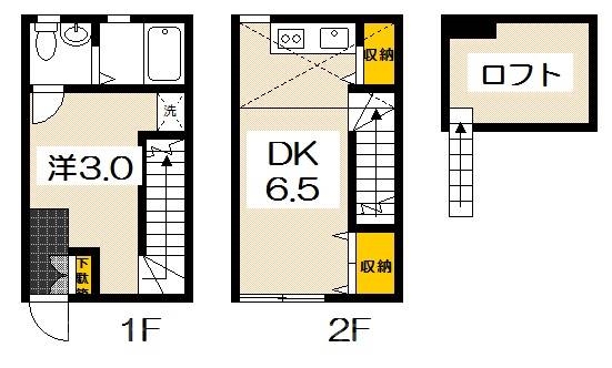 CASA COZY コイン通りの間取り