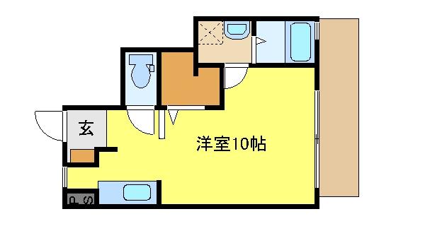 姫路市広畑区蒲田のアパートの間取り