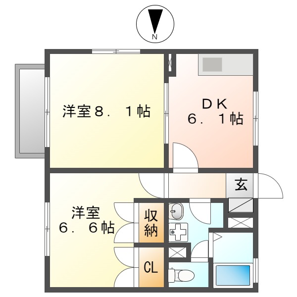 コモド南加瀬の間取り