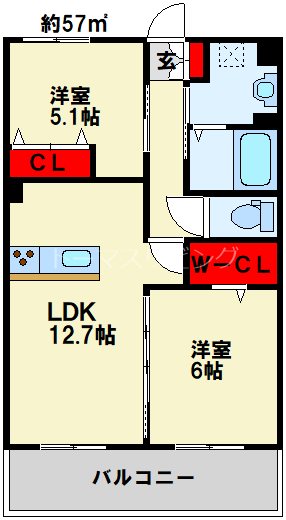 CITRUS TREEの間取り