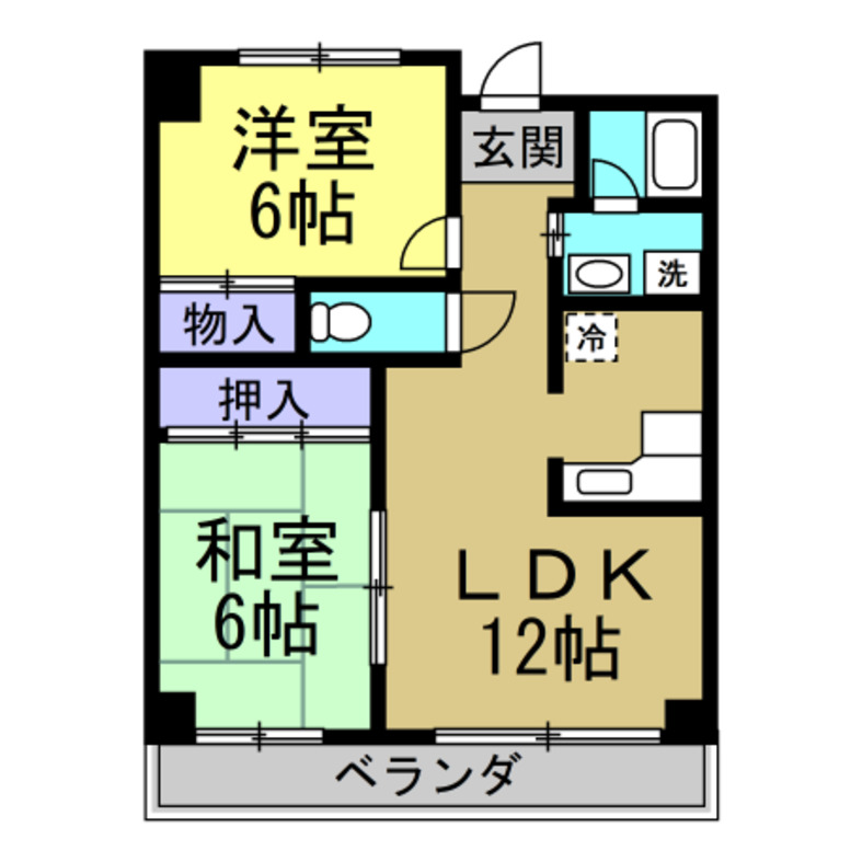 ユートピアタウンIIの間取り