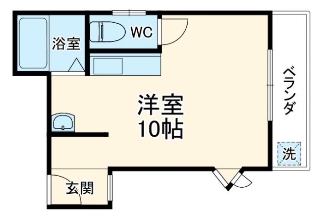 大阪府豊中市庄内西町２（マンション）の賃貸物件の間取り