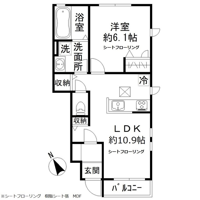 Ａｌｂｅｒｅｔａの間取り