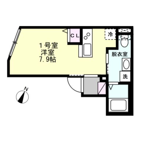 ベイルーム白楽の間取り