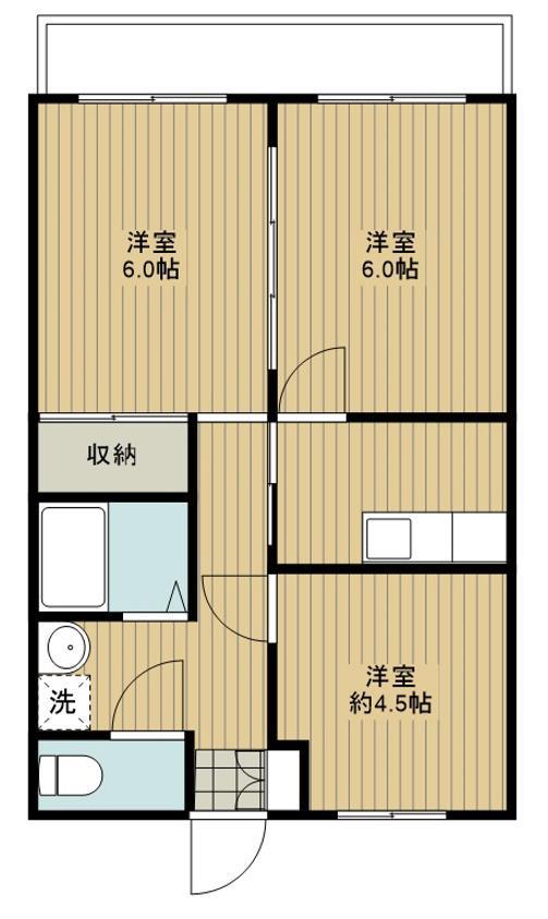 メゾン北浜の間取り