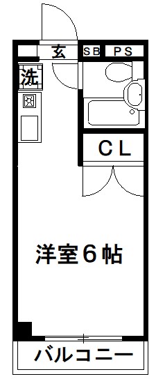 板橋区赤塚のマンションの間取り