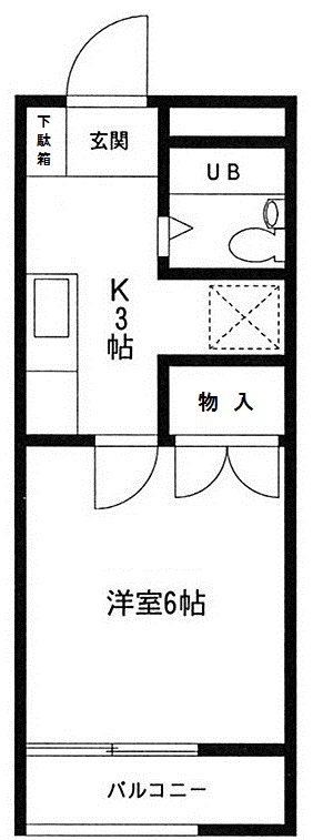 べルス清新の間取り