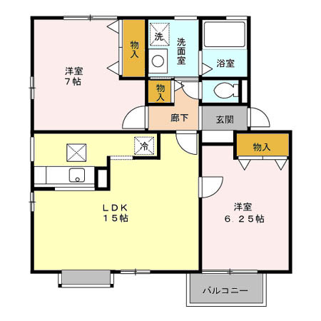 パールシャトー2の間取り