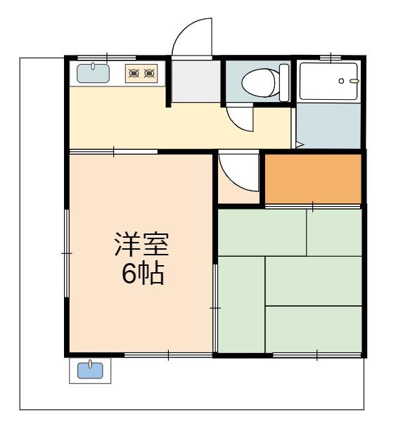 稲城市矢野口のマンションの間取り