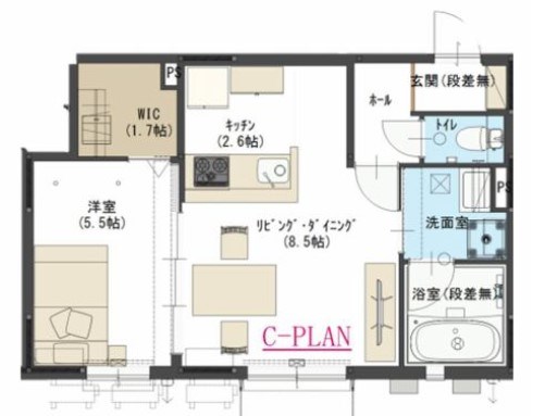 姫路市苫編南のアパートの間取り