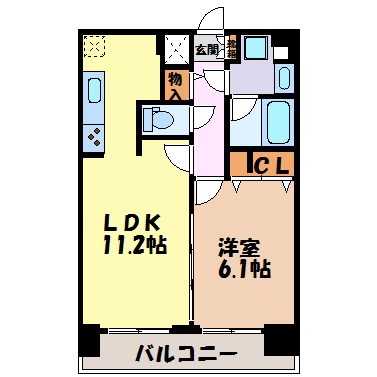 プレサンス名古屋STATIONアブソリュートの間取り