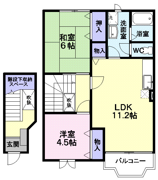 チェリーブラッサムIの間取り