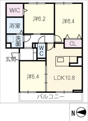 コンフォールの間取り