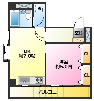 ローリエ小杉の間取り