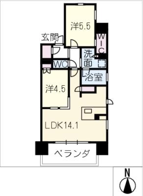 ローレルアイ名駅東の間取り