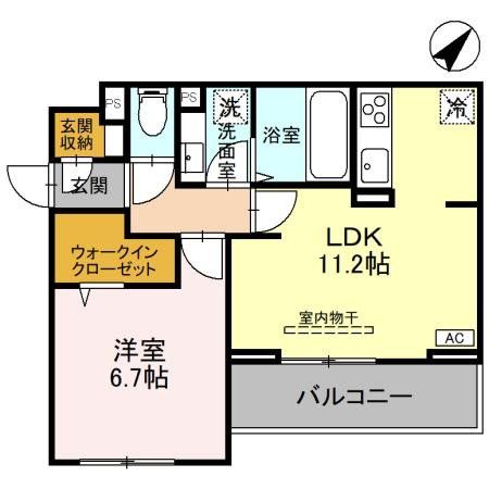 さいたま市北区宮原町のアパートの間取り