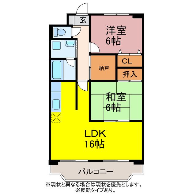 フロールIの間取り