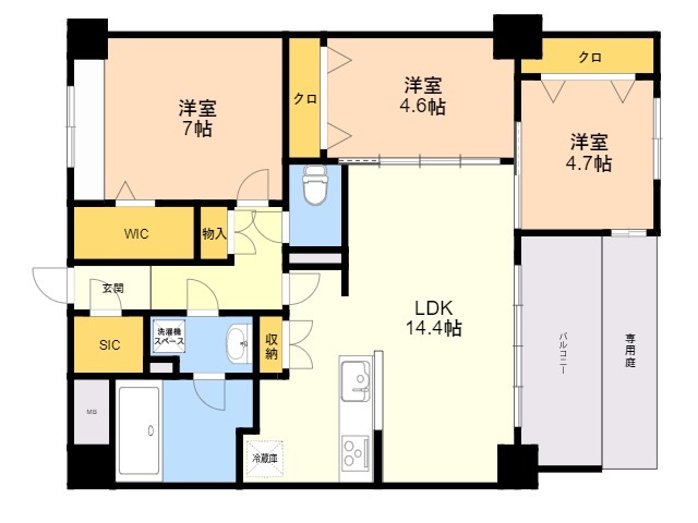 マークステラ高取の間取り