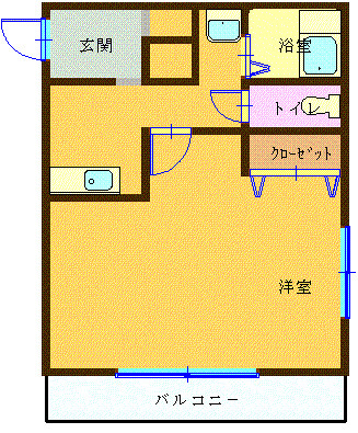 ハイツフリーゼの間取り