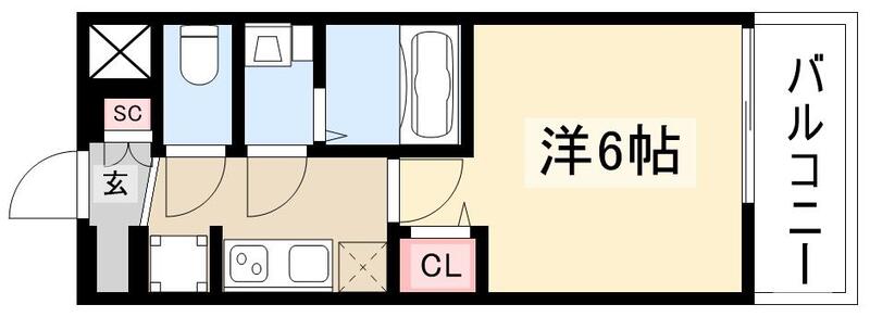 MAXIV名古屋の間取り