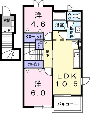 フィールド　ヒルの間取り