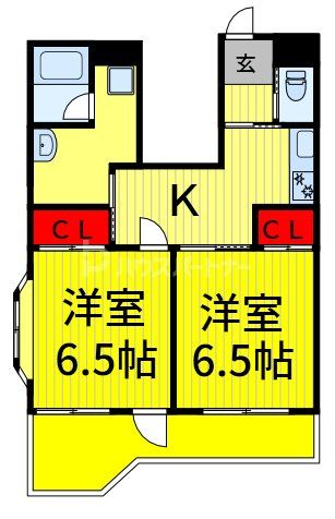 メゾンボナールの間取り