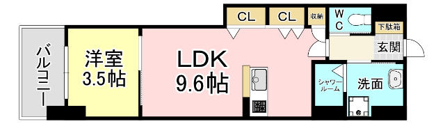 スマート到津の森の間取り