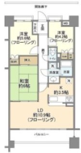 墨田区菊川のマンションの間取り