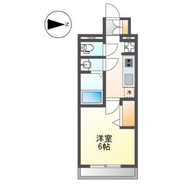 ディアレイシャス矢場町の間取り