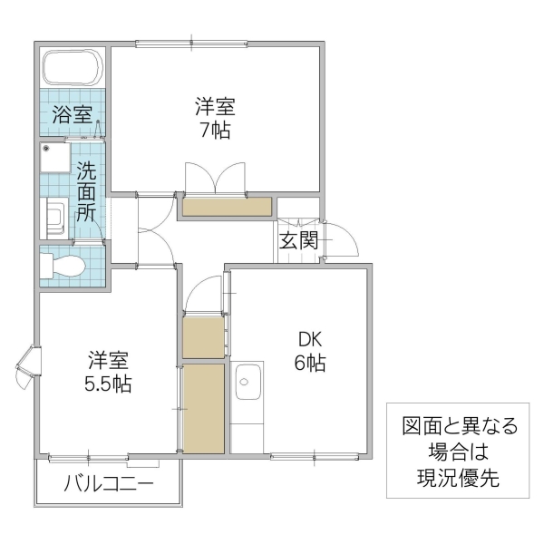 フジハイム1番館の間取り