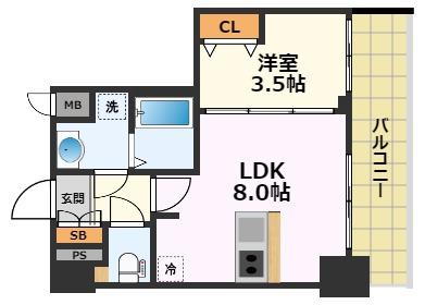 プレサンス吹上駅前エテルノの間取り