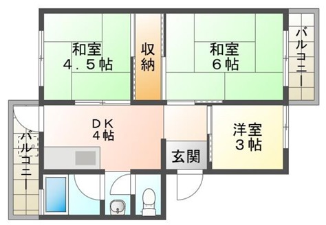 銀の馬車道壱番館の間取り