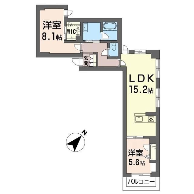 ソフィアルV番館の間取り