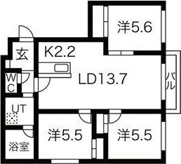 プレミア山の手の間取り