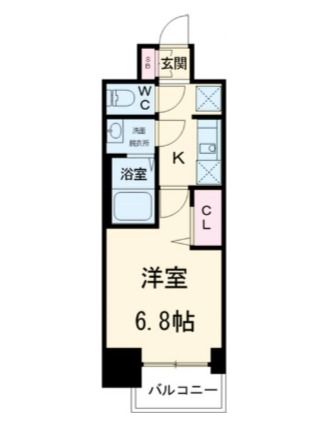 【プレサンス大曽根駅前ファーストの間取り】