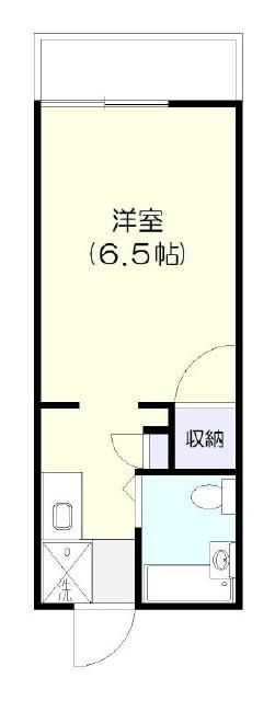 千葉市花見川区花園のアパートの間取り