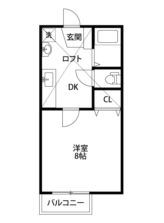 リエート東中島の間取り