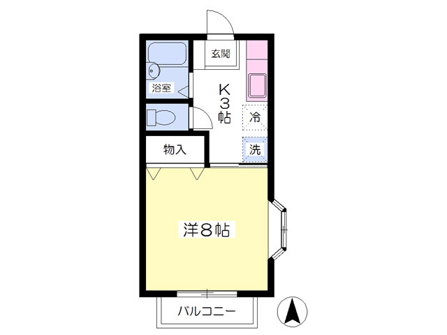 アルファハイツの間取り