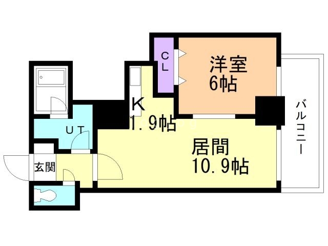 ドエル琴似の間取り