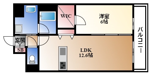 プレサンス栄ライズの間取り