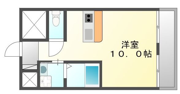 高松市塩上町のマンションの間取り