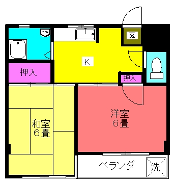 第二弘道プラザの間取り