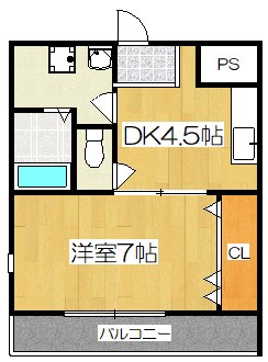 レナジア上桂の間取り