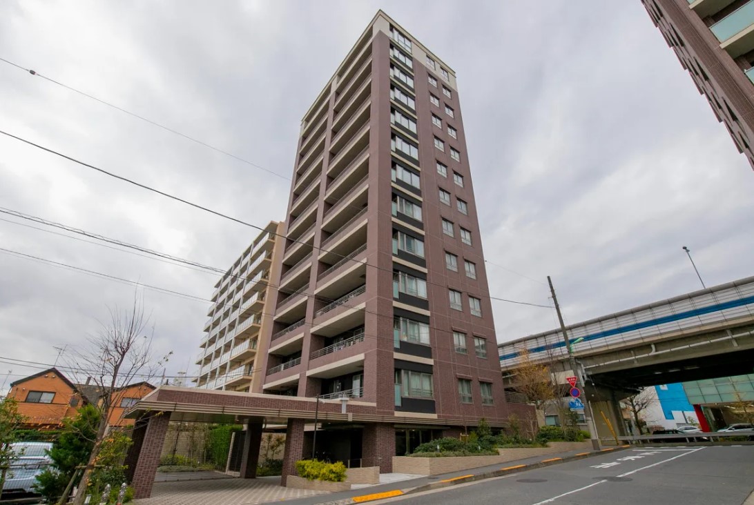 世田谷区桜新町のマンションの建物外観