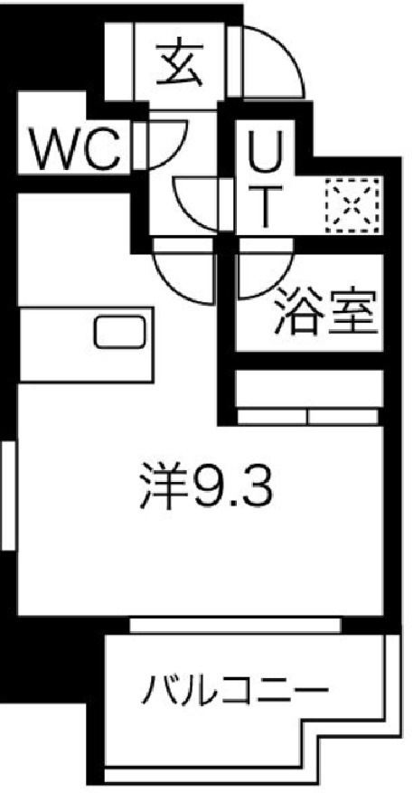 アバンティ大阪ドームシティの間取り