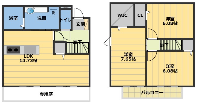 グレイスアベニュー観音寺町　Ａの間取り
