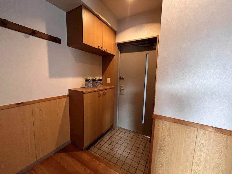 玄関　収納たっぷりの玄関です！