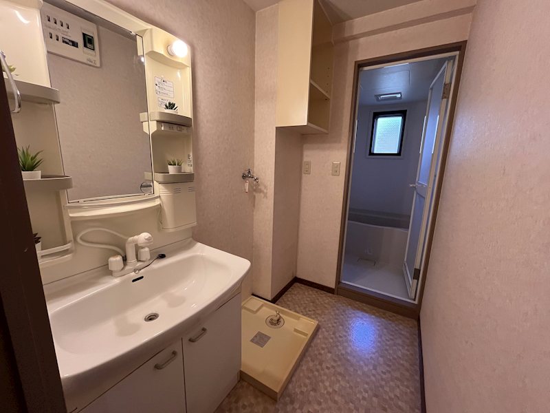 洗面設備　モデル設置しております！