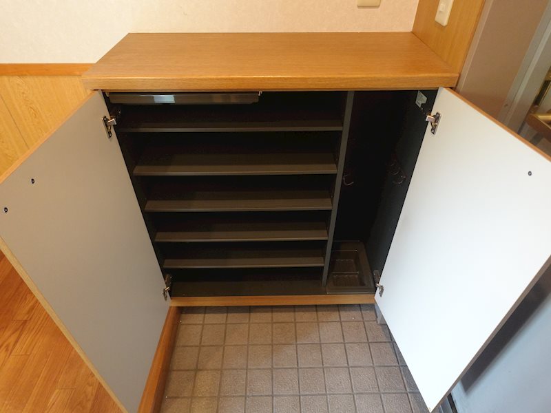 収納　たくさん入るシューズ収納